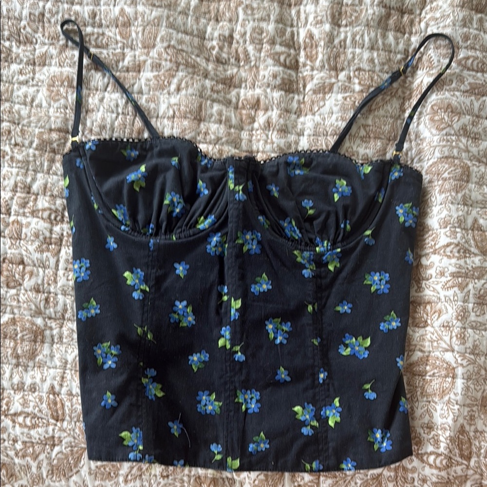 WeWoreWhat corset top